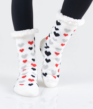 Load image into Gallery viewer, Valentines Sherpa Socks