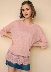 Lace Trim Top