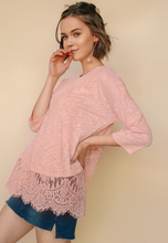 Load image into Gallery viewer, Lace Trim Top