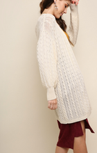 Load image into Gallery viewer, Cable Knit Cardigan