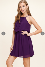 Load image into Gallery viewer, Haltar Chiffon Dress
