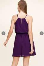 Load image into Gallery viewer, Haltar Chiffon Dress
