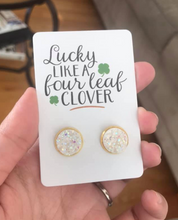 Load image into Gallery viewer, Druzy Stud Earring