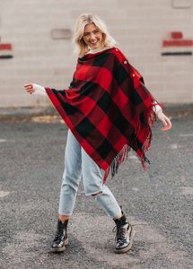Buffalo Plaid Blanket Scarf