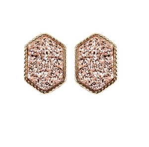 Druzy Stone Earring