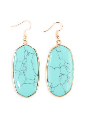 Natural Stone Earrings