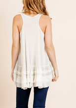 Load image into Gallery viewer, Sleeveless Round Neck Ruffle Top