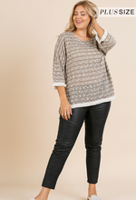 Load image into Gallery viewer, Striped Fringe Top