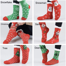 Load image into Gallery viewer, Sherpa Christmas Socks
