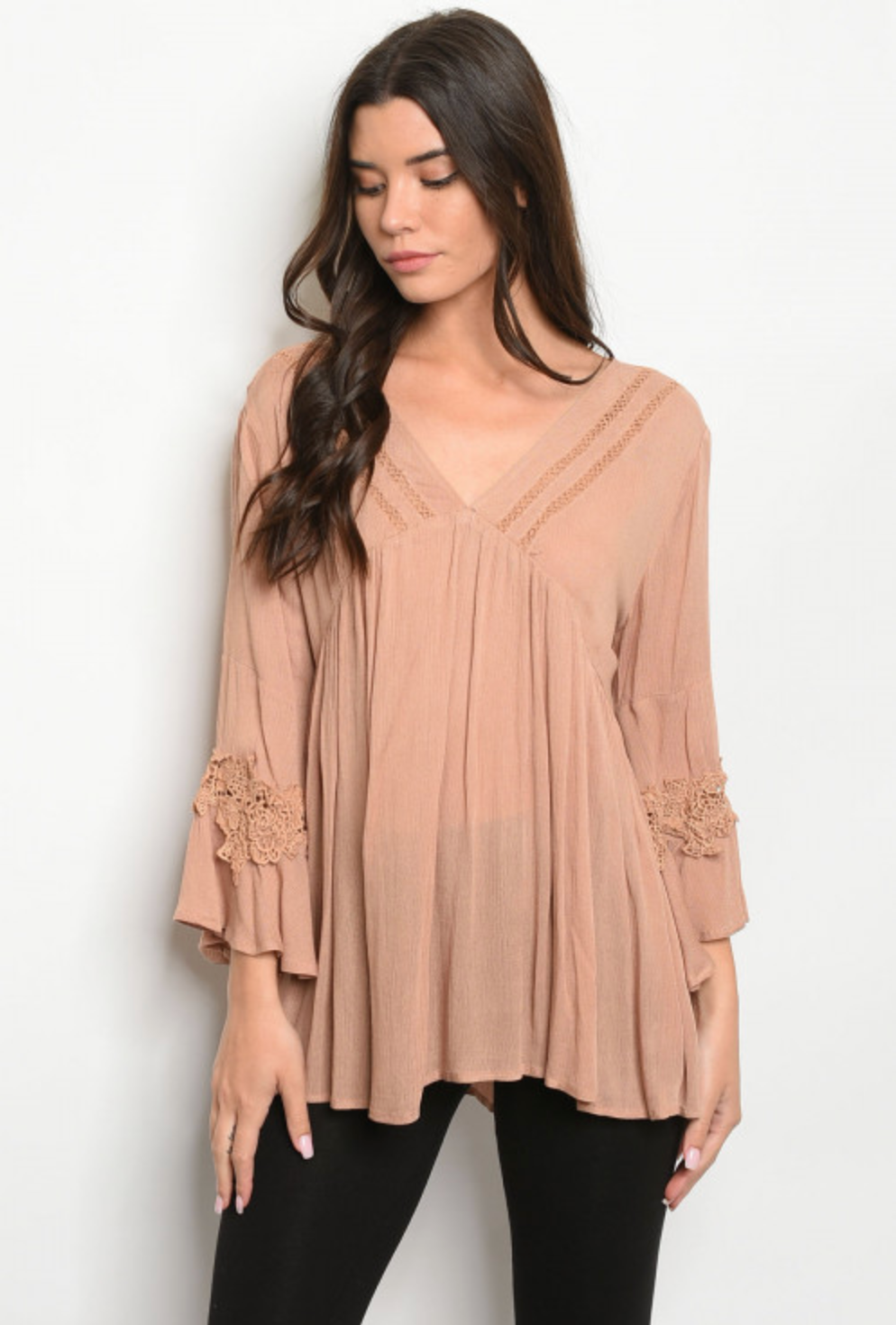 Taupe Devine Top