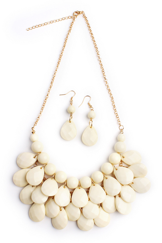 Bubble Bib Necklace