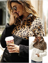 Load image into Gallery viewer, Leopard Sherpa