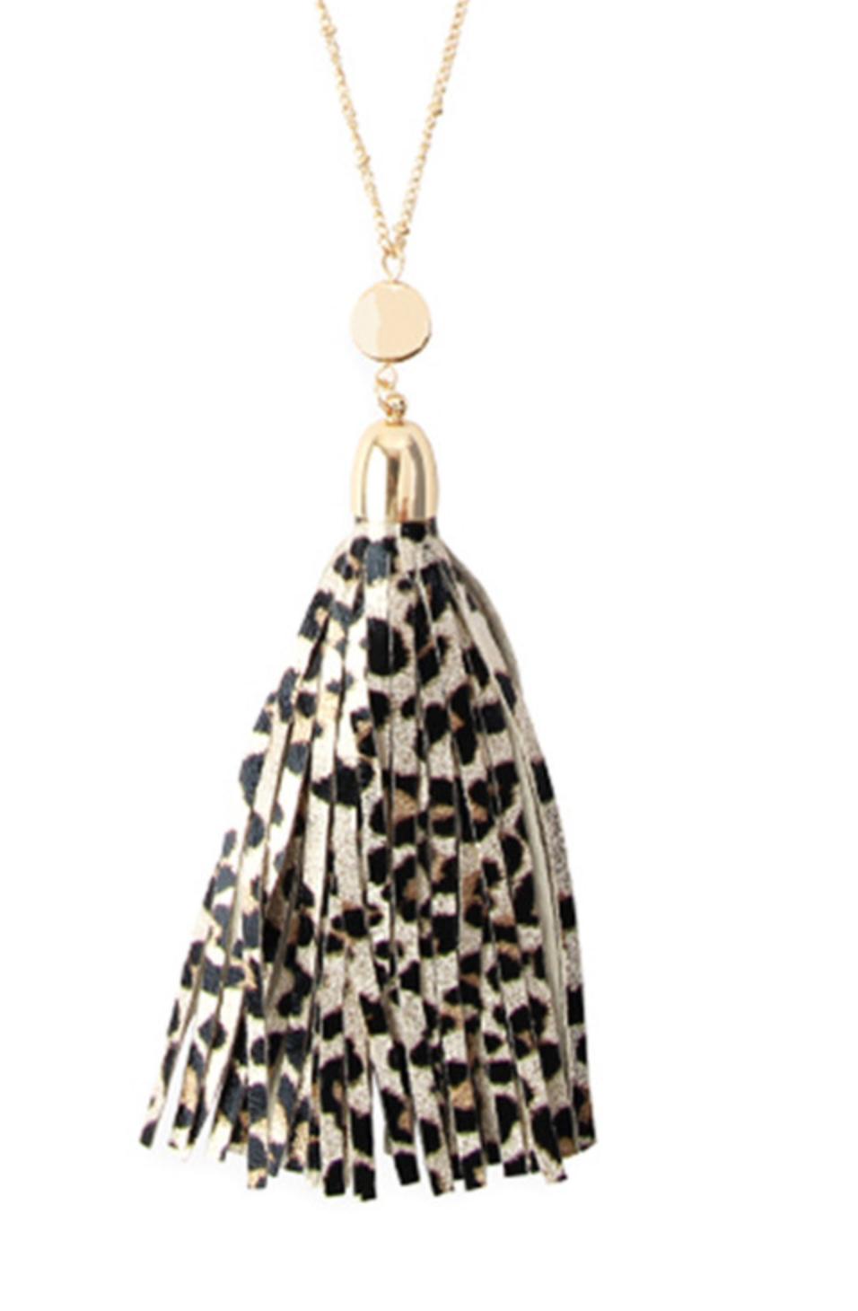 Leopard Tassel Necklace