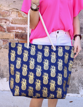 Load image into Gallery viewer, Pineapple Foil Tote