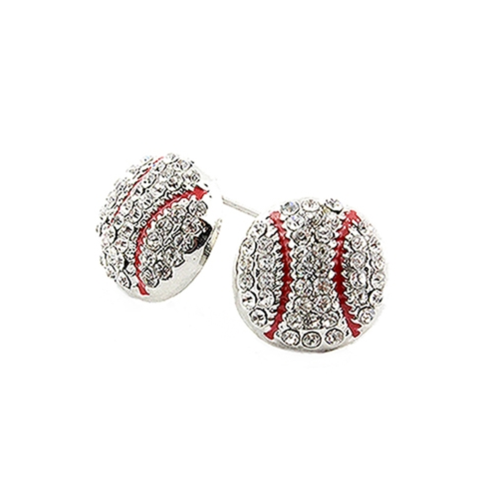 Baseball Earring Studs