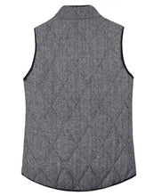 Load image into Gallery viewer, Quilted Herringbone Puffer Vest