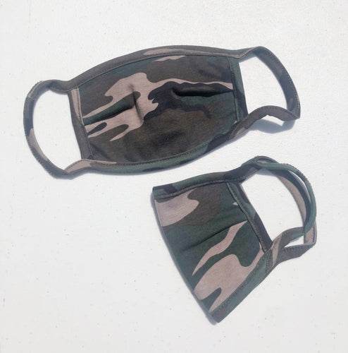 KIDS Dk. Camo Face Mask