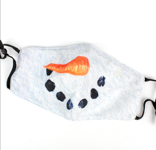 KIDS Winter Snowman Mask (Filter Pocket)