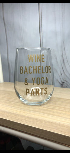 Bachelor Wine Glass