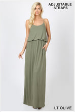 Load image into Gallery viewer, Solid Maxi Dress