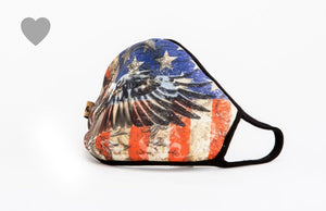 ADULT Eagle Flag Face Mask