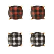 Load image into Gallery viewer, Buffalo Plaid Earrings