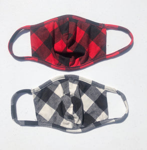 ADULT Face Mask - Buffalo Plaid