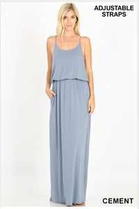 Solid Maxi Dress