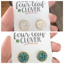 Load image into Gallery viewer, Druzy Stud Earring