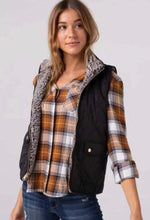 Load image into Gallery viewer, Reversible Sherpa Vest