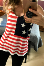 Load image into Gallery viewer, Stars and Stripes Sleeveless Sweater