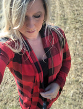 Load image into Gallery viewer, Buffalo Plaid Cardigan