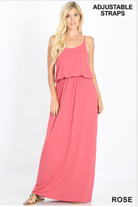 Solid Maxi Dress