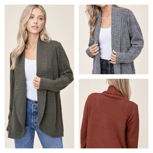 Cocoon Open Knit Cardigan