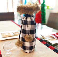 Load image into Gallery viewer, Fur Wine Bottle Bag