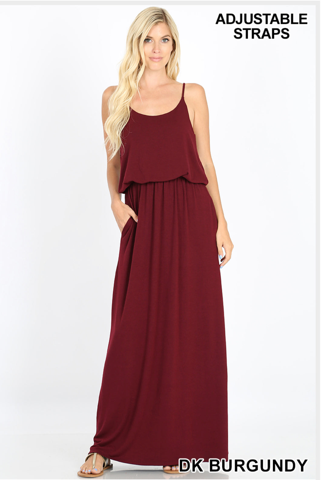 Solid Maxi Dress