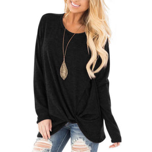 Twist Front Long Sleeve Tunic